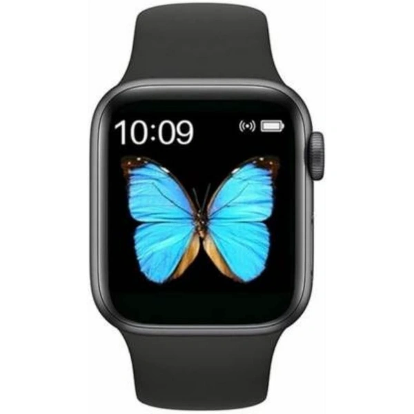 MVS T55 Series Smart-Watch with Fitness Tracker, Step Count, 50+ Wallpapers and More - Black