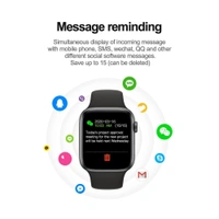 MVS T55 Series Smart-Watch with Fitness Tracker, Step Count, 50+ Wallpapers and More - Black