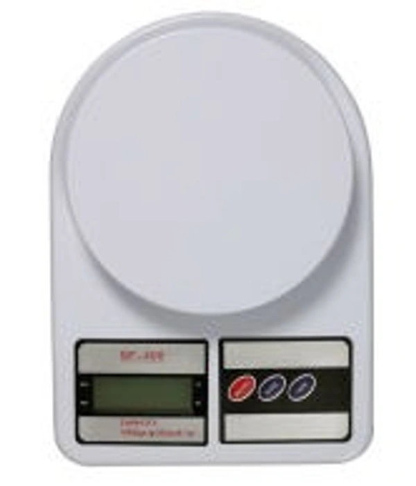 MVS Stylish Useful Home & Kitchen Tools Weight Scale Measuring Upto 10 KG - White