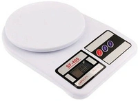 MVS Stylish Useful Home & Kitchen Tools Weight Scale Measuring Upto 10 KG - White