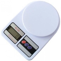 MVS Stylish Useful Home & Kitchen Tools Weight Scale Measuring Upto 10 KG - White
