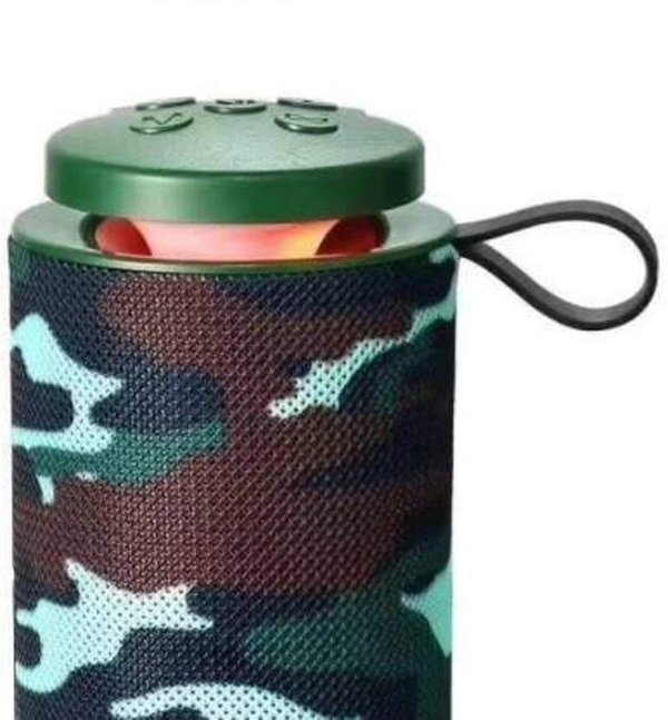 MVS TG112 Wireless Bluetooth Speaker with FM Radio, USB, Aux and Micro SD card Slot. - Army