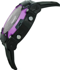 MVS 12/24 Hrs Format Digital Time Day and Date Stop Watch and Back Light - Purple, Free