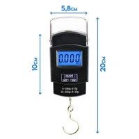 MVS 50 kg scale- Portable Weighing Scale machine - Black, Standard