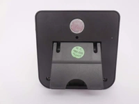 Digital Magnet LED Date And Time Clock With Flexible Back Stand (Black) | For Home Office | Desk | Car Dashboard | Fridge - Black