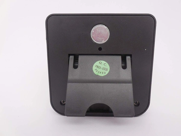 Digital Magnet LED Date And Time Clock With Flexible Back Stand (Black) | For Home Office | Desk | Car Dashboard | Fridge - Black