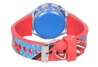 MVS Classic Glowing Watch With 7 Colors Fleshing Lights-Spiderman - Red(Spiderman), Free