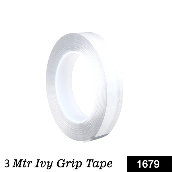 1679 Double Sided Grip Tape ( 10mm width X 2mm thickness X 3meter length ) (No Box)