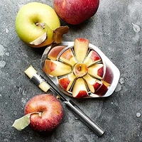 2140 Stainless Steel Apple Cutter Slicer with 8 Blades and Handle