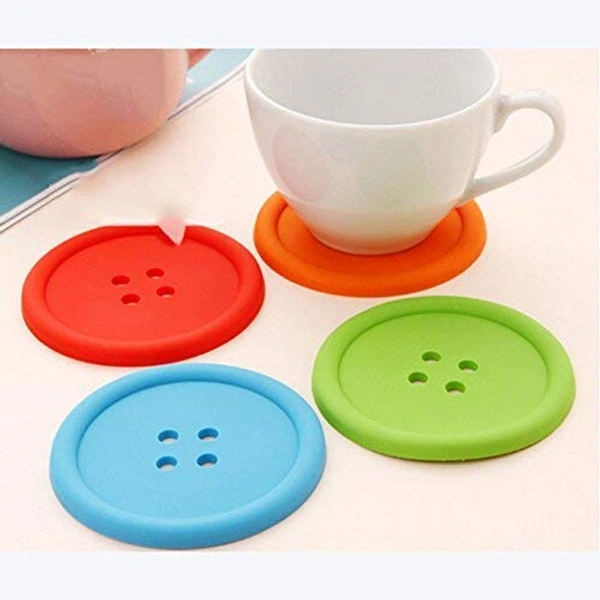 2148 Button Coasters Coffee Mat Pads Place Mat Holder Tea Cup Cushion