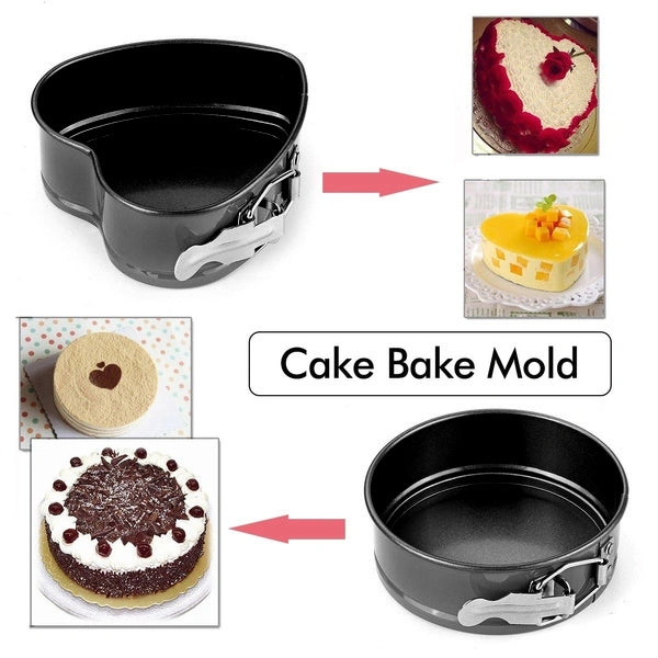 2379 Multiple Shape Metal Moulds for Baking Non-Stick Cake Tins
