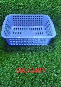 2481 Plastic Small Size Cane Fruit Baskets