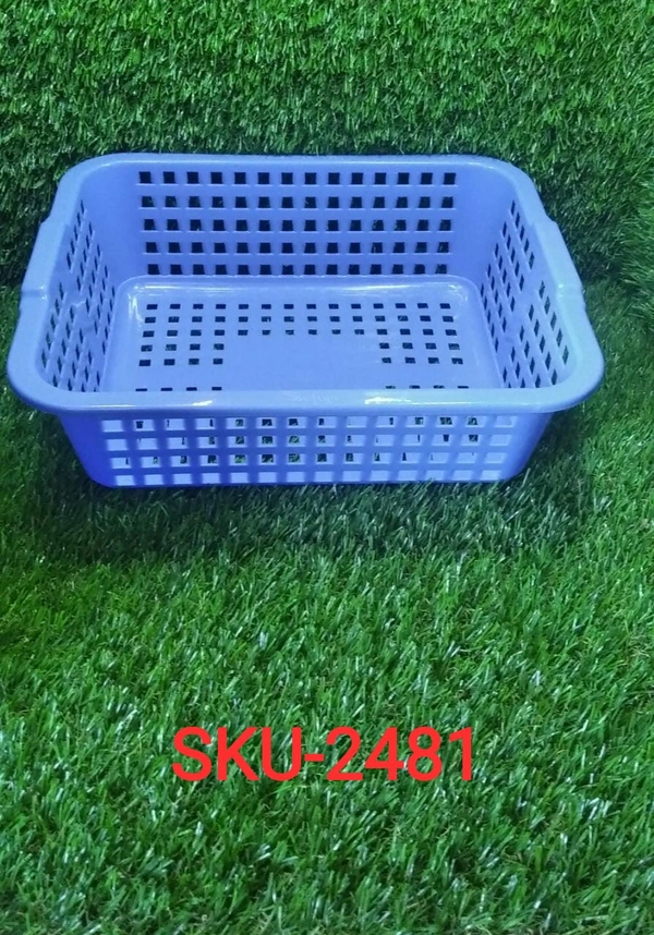 2481 Plastic Small Size Cane Fruit Baskets
