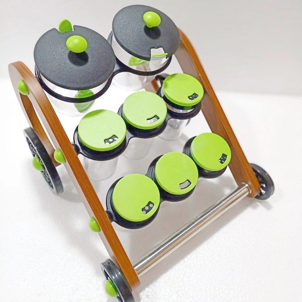 2677 Rajwadi Spice Jar Stand and holder for supporting jars, bottles etc. including all kitchen purposes.
