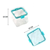 2763 4 Pc Square Container 700 Ml Used For Storing Types Of Food Stuffs And Items.