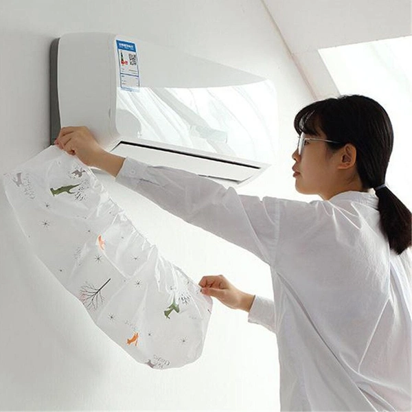 6025 Air Conditioning Dust Cover Waterproof Folding Ac Cover (1Tone Size)