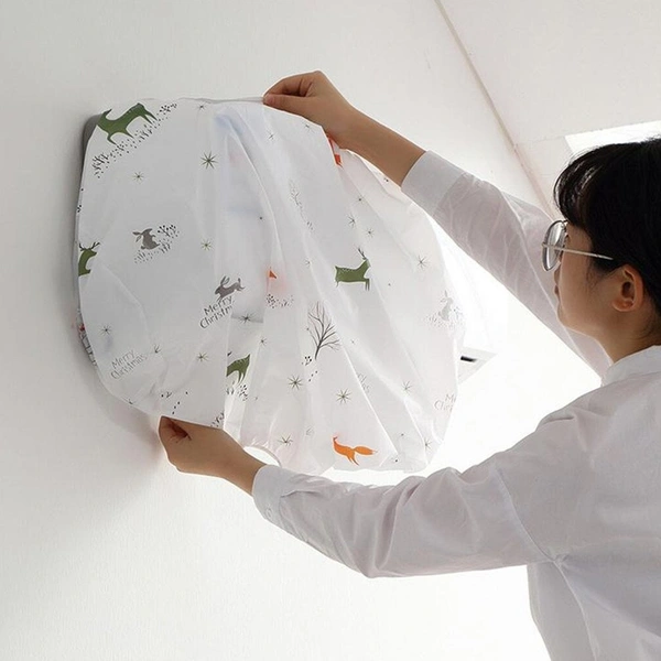 6025 Air Conditioning Dust Cover Waterproof Folding Ac Cover (1Tone Size)