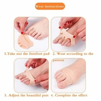 6057 Toe Separator Bunion Corrector Straightener Hallux Valgus Pain Relief (1Pair)
