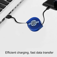 7400 Retractable Usb Charge Used In Technical Devices For Their Charging Purposes.