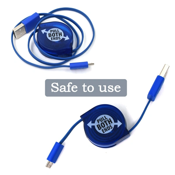7400 Retractable Usb Charge Used In Technical Devices For Their Charging Purposes.
