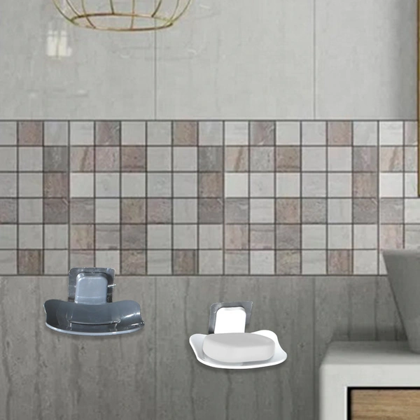 9035 2 PC Wall M Soap Stand Used As A Soap Holder In Bathrooms And Toilets.