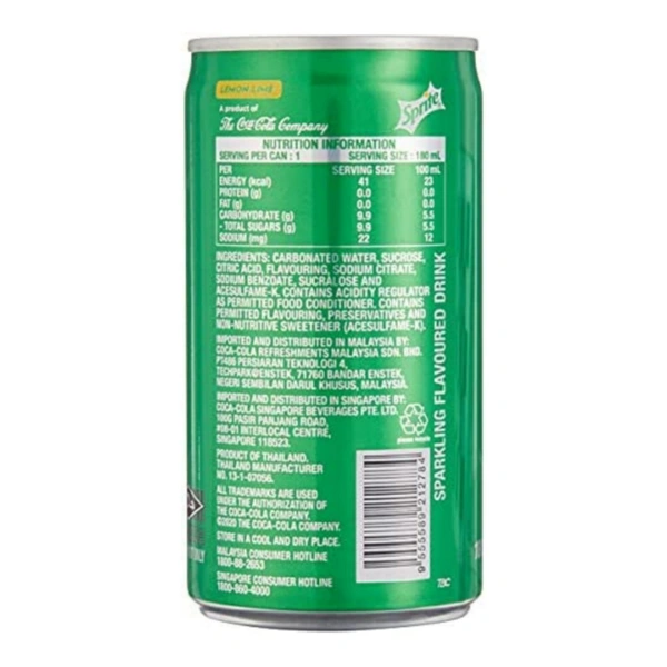 Sprite Can (180Ml) - 6 Cans