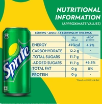 Sprite Can (180Ml) - 6 Cans
