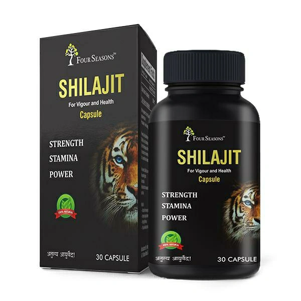 Four Seasons Shilajeet Capsules - 30T - 30 Capsule