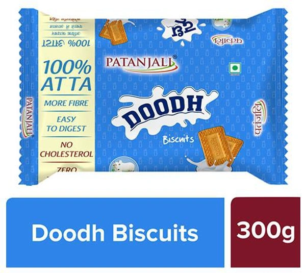 Patanjali Doodh Biscuits 300g - 300g