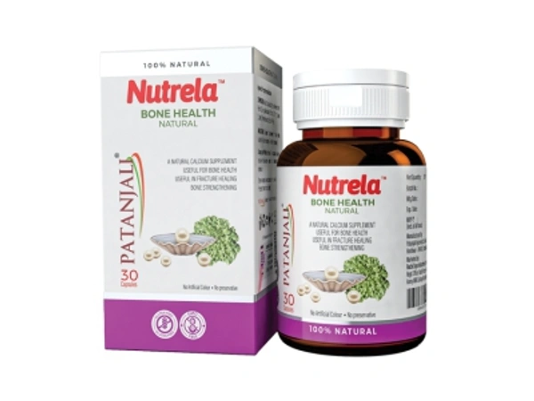 Patanjali Nutrela Bone Health Natural 30N - 30 Capsules