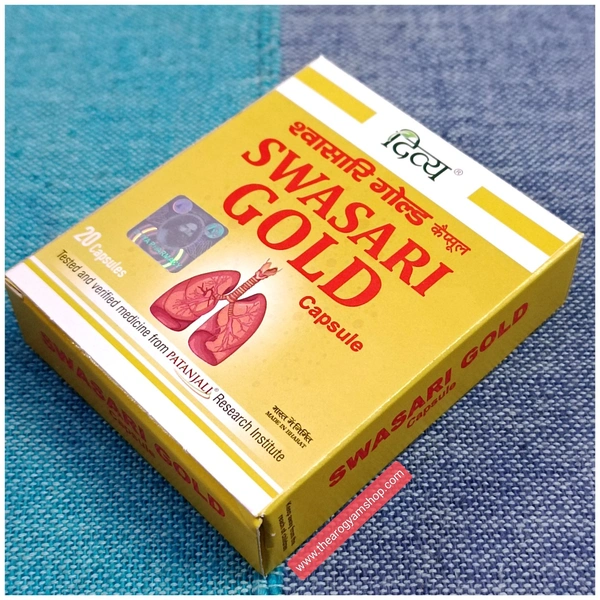 Patanjali Divya Swasari Gold Capsule 20N - 20 Capsule