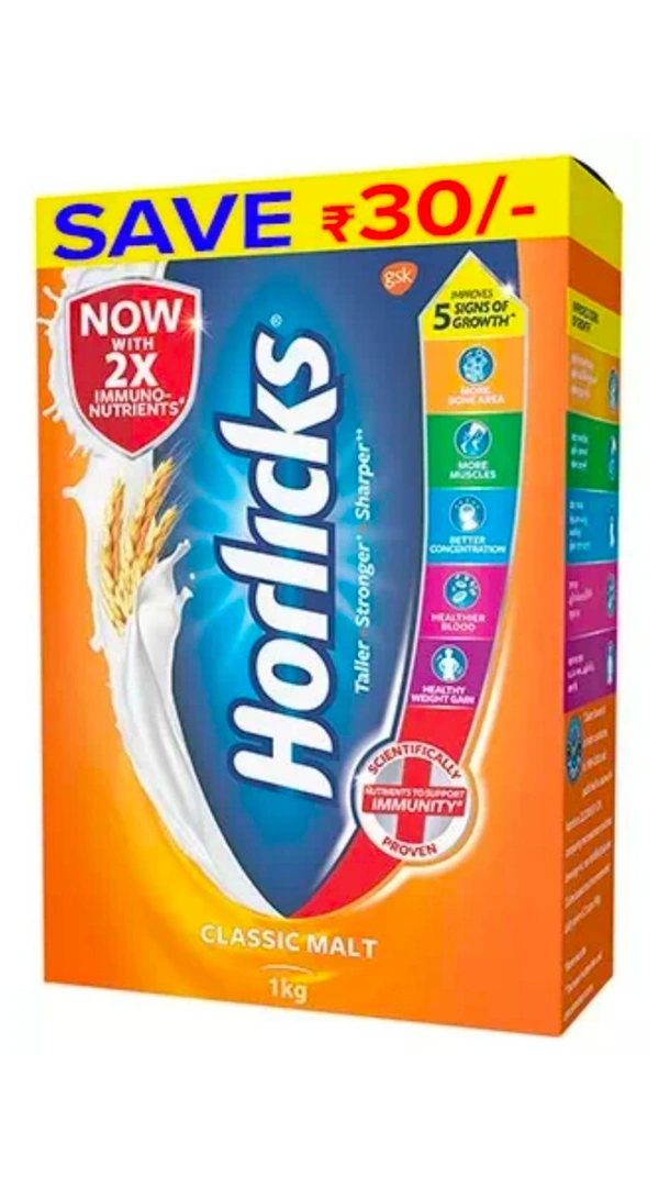 Horlicks Classic Malt, 1kg Box