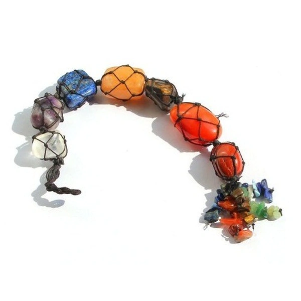 Saven Chakra Car Hang Tumble Set