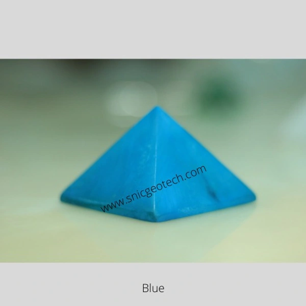 IT Stone Pyramid 3" Colourd Blue 6058