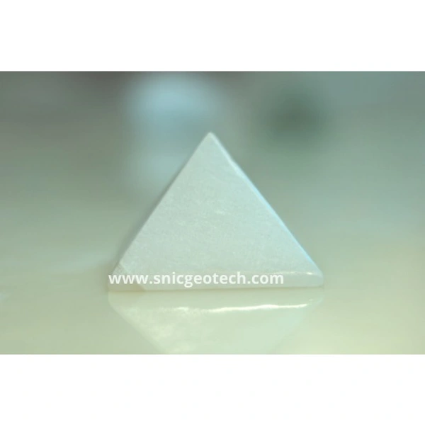 IT Stone Pyramid 3" White Italian Stone 6054