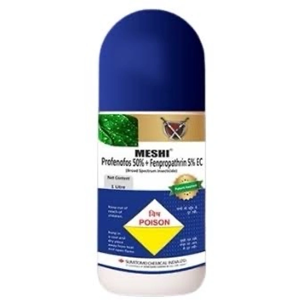 SUMITOMO MESHI Profenophos (50%) + Fenpropathrin (5%) EC - 1 Ltr