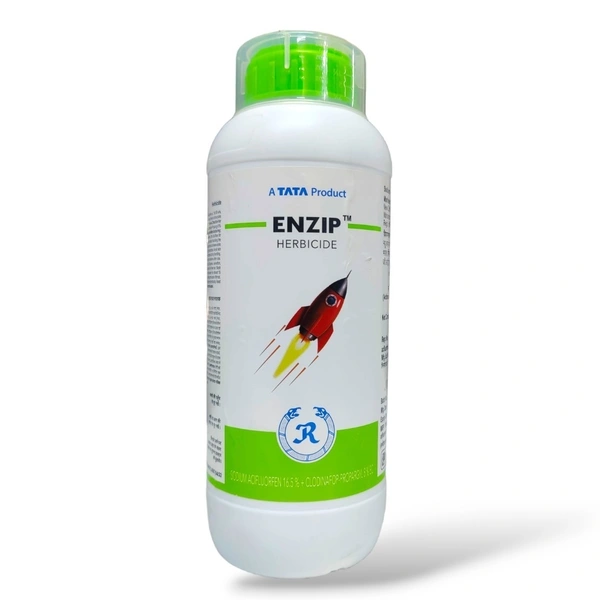 Tata Enzip Herbicide (Sodium Acifluorfen 16.5% + Clodinafop-propargyl 8 Ec) - 1 LIT