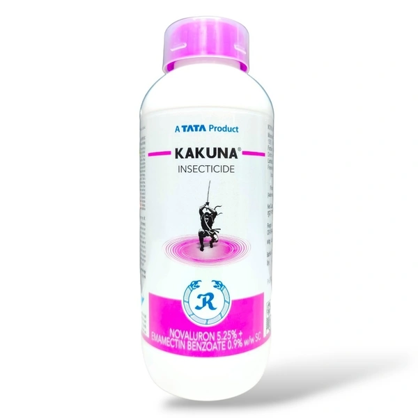 Tata kakuna Insecticide (Novaluron 5.25% + Emamectin Benzoate 0.9% SC) - 1 LIT