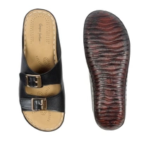 Doctor Slipper wityh Double buckle style for women - Black