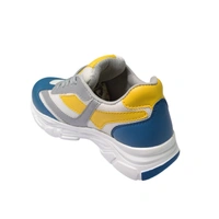 Stepee Womens White sole Casual Walking Sneakers Shoes - Blue