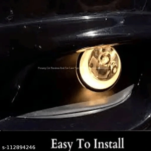 AM.Mart Autofasters Car Fog Light for Tata Punch - Free Size, White, New, Glass