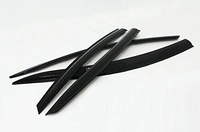 kartear CAR DOOR VISOR FOR MARUTI SUZUKI ERTIGA /CAR RAIN VISOR/ CAR WIND VISOR/ SIDE WINDOW DEFLECTOR (6 PCS) - Free Size, Black, New, Plastic