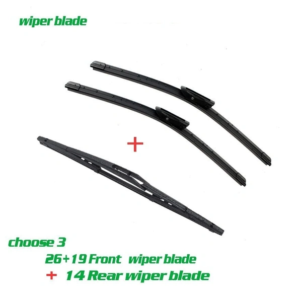 ZOLO Maruti Swift OldDriver Size:26 inch Passenger Size:19 inch Rear wiper size:14 inch Product Details: - 21"19", BLACK, NEW, PLSTIC/METAL