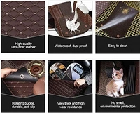 MECARNIC 7D FLOOR MATE FOR ALTURAS G4 - FREE SIZE/FIT, BLACK/BROWN, NEW, RUBBER