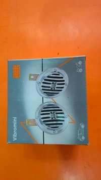 HORN FOR CARS - FREE SIZE, BLACK/WHITE, NEW, PLASTIC