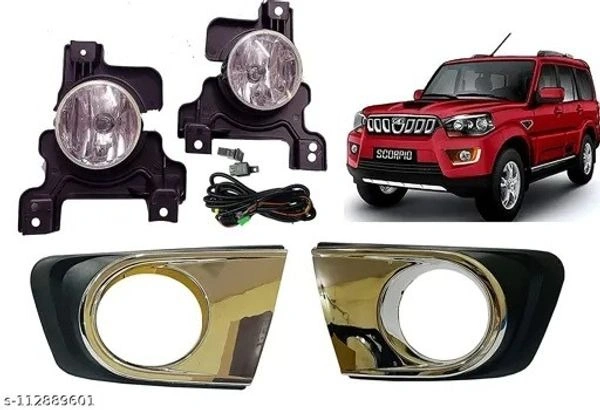 ZOLO 2 Fog Lamp Scorpio 3 Fog Lamp Punch - FREE SIZE, NEW, PLASTIC/METAL
