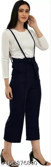 GTCb-163876800 Best Seller Stylish Fashionable Dungaree for Women | Colours - Peach & Navy Blue (PACK OF 2) - Navy Blue &Peach, L