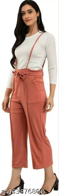 GTCb-163876800 Best Seller Stylish Fashionable Dungaree for Women | Colours - Peach & Navy Blue (PACK OF 2) - Navy Blue &Peach, L