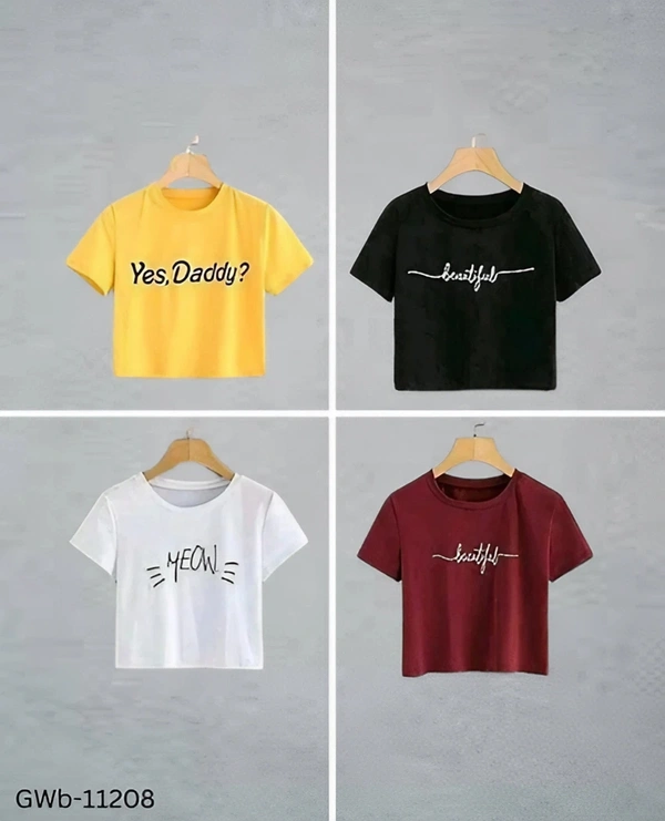 GWb-11208 Fabulous Round Neck T-Shirt - XL