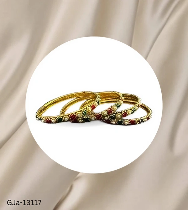 GJa-13117 Latkan Bangle Set for Women and Girls - 2.2